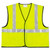Class 2 Safety Vest, Polyester, 2X-Large, Fluorescent Lime with Silver Stripe [SKU: CRWVCL2SLXL2]