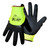 BOSS Arctik Blast 7845L Gloves, Men's, L, Knit Wrist Cuff, Latex Coating, Nylon Glove, Black/Green [SKU: ORG3980331]