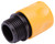 Landscapers Select GC522 Hose Connector, 3/4 in, Male, Plastic, Yellow and Black [SKU: ORG8347403]