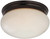Boston Harbor Two Light Round Ceiling Fixture, 120 V, 60 W, 2-Lamp, A19 or CFL Lamp, Bronze Fixture [SKU: ORG4506523]
