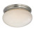 Boston Harbor Two Light Round Ceiling Fixture, 120 V, 60 W, 2-Lamp, A19 or CFL Lamp [SKU: ORG9380254]