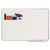 Grid Planning Board w/ Accessories, 1 x 2 Grid, 48 x 36, White/Silver [SKU: BVCMA0592830A]