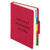 Vertical-Style Personnel Folders, 2" Expansion, 5 Dividers, 2 Fasteners, Letter Size, Red Exterior [SKU: PFXSER1ER]