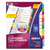 Customizable TOC Ready Index Multicolor Tab Dividers, 12-Tab, 1 to 12, 11 x 8.5, White, Contemporary Color Tabs, 1 Set [SKU: AVE11843]