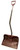 RUGG 36PBSW-S Snow Shovel, 20 in W Blade, Combo Blade, Polyethylene Blade, Steel Handle, Merlot [SKU: ORG5847462]