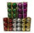 Hometown Holidays 99917 Decorated Ball Ornament, 80 mm H, PVC, Blue/Gold/Green/Purple/Red/Silver [SKU: ORG9525304]