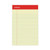 Perforated Ruled Writing Pads, Narrow Rule, Red Headband, 50 Canary-Yellow 5 x 8 Sheets, Dozen [SKU: UNV46200]