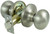 ProSource TFX230V-PS Knobset, Knob Handle, Metal, Satin Nickel, 2-3/8 to 2-3/4 in Backset, 1-3/8 to 1-3/4 in Thick Door [SKU: ORG5669304]