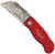 Sheffield 12614 Utility Knife, 2-1/2 in L Blade, Stainless Steel Blade, Straight Handle, Red Handle [SKU: ORG8341679]