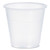 High-Impact Polystyrene Cold Cups, 3.5 oz, Translucent, 100/Pack [SKU: DCCY35PK]
