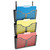 VerticalMate Cubicle Wall File Pocket, 3 Sections, Letter Size, 13.5" x 6" x 28", Charcoal, 3/Pack [SKU: OIC29314]