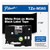 TZe Standard Adhesive Laminated Labeling Tape, 1.4" x 26.2 ft, White on Matte Black [SKU: BRTTZEM365]