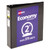 Economy View Binder with Round Rings , 3 Rings, 2" Capacity, 11 x 8.5, Black, (5730) [SKU: AVE05730]