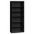 Metal Bookcase, Six-Shelf, 34.5w x 12.63d x 81.13h, Black [SKU: HONS82ABCP]