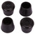 ProSource FE-50634-B Furniture Leg Tip, Round, Rubber, Black, 3/4 in Dia, 3/4 in H [SKU: ORG9959305]
