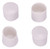 ProSource FE-50612-PS Furniture Leg Tip, Round, Plastic, White, 5/8 in Dia, 5/8 in H [SKU: ORG3675667]
