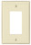 Eaton Wiring Devices PJ26LA Wallplate, 4.87 in L, 3.12 in W, 1 -Gang, Polycarbonate, Light Almond, High-Gloss [SKU: ORG4556205]