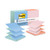 Original Pop-up Refill, Beachside Cafe Collection Alternating-Color Value Pack, 3" x 3", 100 Sheets/Pad, 12 Pads/Pack [SKU: MMMR330UALT]