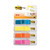 Highlighting Page Flags, 4 Bright Colors, 0.5 x 1.75, 35/Color, 4 Dispensers/Pack [SKU: MMM6834ABX]