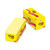 Original Pads in Canary Yellow, Cabinet Pack, 3" x 3", 90 Sheets/Pad, 18 Pads/Pack [SKU: MMM65418CP]