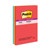 Pads in Playful Primary Collection Colors, Note Ruled, 4" x 6", 90 Sheets/Pad, 3 Pads/Pack [SKU: MMM6603SSAN]