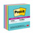 Pads in Supernova Neon Collection Colors, Note Ruled, 4" x 4", 90 Sheets/Pad, 6 Pads/Pack [SKU: MMM6756SSMIA]