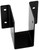 National Hardware 1221BC Series N800-018 Joist Hanger, 3-5/16 in H, 2 in D, 3-3/16 in W, Steel, Black, Surface Mounting [SKU: ORG2051787]