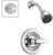 Peerless P188710 Shower Faucet, 1.75 gpm, Brass, Chrome Plated, Lever Handle, 1-Handle [SKU: ORG3025590]