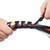 Cable Tidy Wrap, 0.25" to 2" Diameter x 98" Long, Black [SKU: DLNCTW25B]