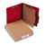 ColorLife PRESSTEX Classification Folders, 2" Expansion, 1 Divider, 4 Fasteners, Letter Size, Executive Red Exterior, 10/Box [SKU: ACC15649]