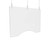 Hanging Barrier, 36" x 24", Polycarbonate, Clear, 2/Carton [SKU: DEFPBCHPC3624]