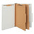 Six-Section Pressboard Classification Folders, 2" Expansion, 2 Dividers, 6 Fasteners, Legal Size, Gray Exterior, 10/Box [SKU: UNV10282]