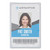 Clear ID Card Holder, Horizontal, Clear 2.31" x 3.69" Holder, 2.13" x 3.38" Insert, 25/Pack [SKU: AVT97100]