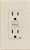 Leviton C36-GFNT1-0PT GFCI Duplex Receptacle, 2 -Pole, 15 A, 125 V, Back, Side Wiring, NEMA: 5-15R, Light Almond [SKU: ORG4996781]