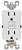 Leviton M02-GFNT1-03W GFCI Receptacle/Outlet, 125 V, 15 A, NEMA: NEMA 5-15R, White [SKU: ORG2856771]