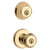 Kwikset 690T3RCLRCSK6BX Knob Lockset, 3 Grade, Keyed Key, Polished Brass, 2-3/8 x 2-3/4 in Backset, K6 Keyway [SKU: ORG4666343]