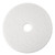 Low-Speed Super Polishing Floor Pads 4100, 19" Diameter, White, 5/Carton [SKU: MMM08483]
