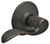 Schlage Accent Series F10V ACC 716 Passage Lever, Zinc, Aged Bronze [SKU: ORG4667705]