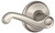 Schlage Flair Series F10VFLA619 Passage Lever, Zinc, Satin Nickel [SKU: ORG4763074]