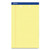 Perforated Writing Pads, Wide/Legal Rule, 50 Canary-Yellow 8.5 x 14 Sheets, Dozen [SKU: TOP20233]