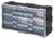 QUANTUM STORAGE SYSTEMS PDC-22BK Drawer Cabinet, 22-Drawer, Polypropylene, 19-1/2 in OAW, 10 in OAH, 6-1/4 in OAD [SKU: ORG3352424]