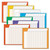 Jumbo Horizontal Incentive Chart Pack, 28 x 22, Assorted Colors with Assorted Borders, 8/Pack [SKU: TEPT73902]