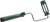 WOOSTER SHERLOCK R017-4 Roller Frame, 4 in L Roller, Polypropylene Handle, Threaded Handle, Green Handle [SKU: ORG5614615]