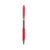 Sarasa Dry Gel X20 Gel Pen, Retractable, Fine 0.5 mm, Red Ink, Translucent Red Barrel, 12/Pack [SKU: ZEB46730]