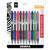 Sarasa Dry Gel X20 Gel Pen, Retractable, Medium 0.7 mm, Assorted Ink and Barrel Colors, 10/Pack [SKU: ZEB46881]