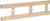 Waddell 550-6PC Galley Rail with Sleeve, 6 ft L, 2-1/2 in W, Maple [SKU: ORG6358329]