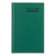 Emerald Series Account Book, Green Cover, 9.63 x 6.25 Sheets, 200 Sheets/Book [SKU: RED56521]