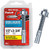 RED HEAD 12017 Concrete Wedge Anchor, 1/2 in Dia, 3-3/4 in L, Steel, Zinc [SKU: ORG2148609]