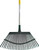 Flexrake 1A Lawn Rake, Steel Tine, 25-Tine, Aluminum Handle, 48 in L Handle [SKU: ORG7136005]
