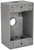 BELL 5320-0 Weatherproof Box, 3 -Outlet, 1 -Gang, Aluminum, Gray, Powder-Coated [SKU: ORG6927453]